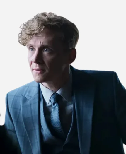 Ludwig Dieter Army of Thieves Matthias Schweighofer Blue Plaid Blazer