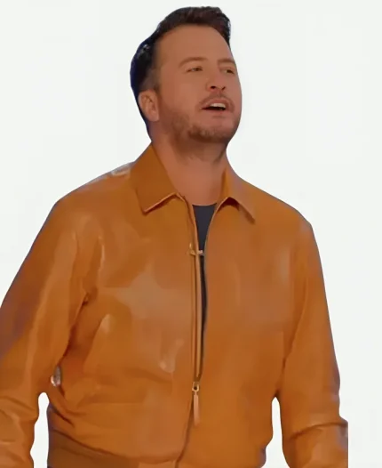 Luke Bryan American Idol S24 Leather Jacket