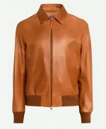 Luke Bryan American Idol Season 24 Brown Leather Jacket