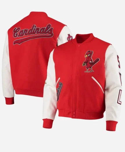 MLB ST. Louis Cardinals Red Varsity Jacket