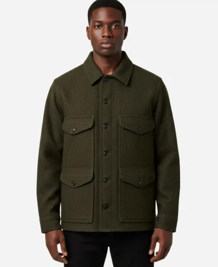 Mackinaw Green Wool Cruiser Jacket