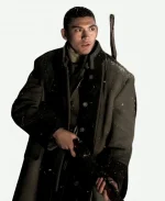 Malyen Oretsev Shadow And Bone Green Wool Blend Coat