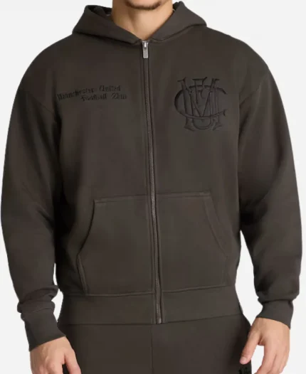 Manchester United Archive Full Zip Hoodie