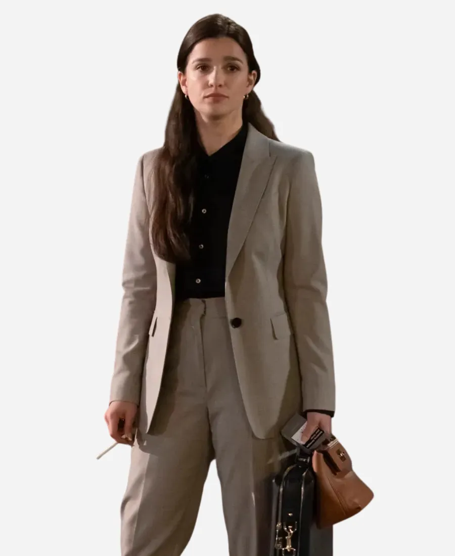 Marisa Abela Industry S02 Beige Blazer Marisa Abela Industry S02 Beige Blazer