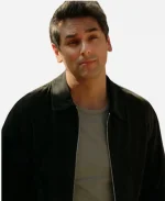 Mark Ghanimé Virgin River S05 Dr. Cameron Hayek Black Suede Jacket