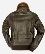 Mark US Shearling G-1 Flight Brown Leather Jacket