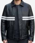 Matt Damon Good Will Hunting Black Leather Jacket