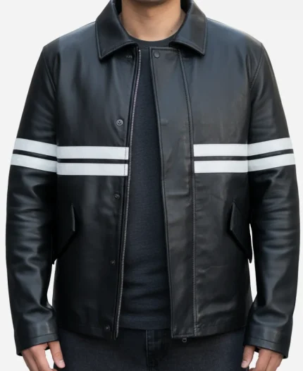 Matt Damon Good Will Hunting Black Leather Jacket