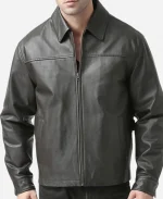 Maurice P. Kerry Beyond the Gates Black Leather Jacket