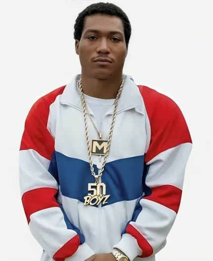 Meech BMF Lil White Track Jacket