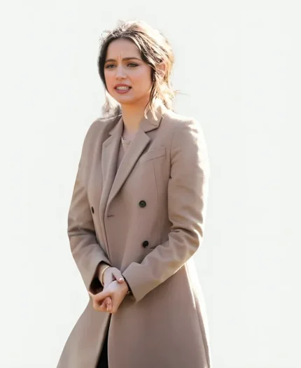  Ana de Armas Deep Water Melinda Van Allen Beige Trench Coat