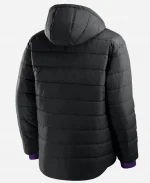 Men's Fanatics Baltimore Ravens Black Full-Zip Hooded Puffer Jacket