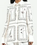 Meryl Streep Only Murders in the Building Printed Blouse