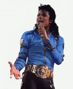 Michael Jackson Tour 1987 Blue Jacket