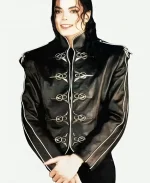 Michael Jackson V8 Black Leather Jacket