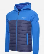 Milano Cortina 2026 Olympics Blue Hooded Jacket