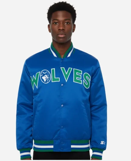 Minnesota Timberwolves 90’s Blue Jacket