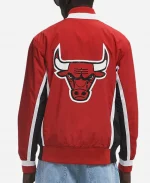 Mitchell & Ness Bulls 1996-97 Warmup Red Jacket