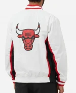 Mitchell & Ness Bulls 1996-97 Warmup White Jacket