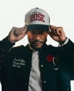 Mitchell & Ness Chicago Bulls Derrick Rose Retirement Black Jacket