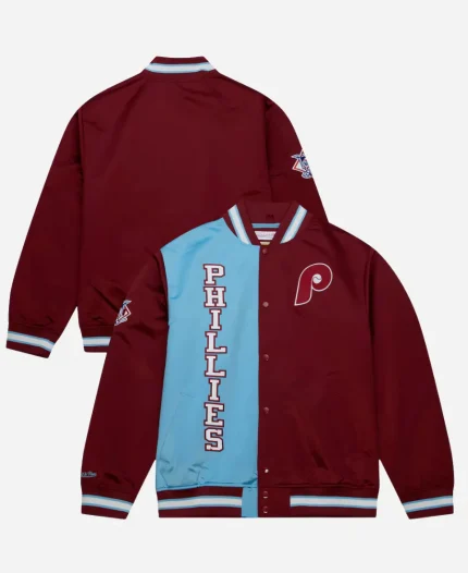 Mitchell & Ness Philadelphia Phillies OG 2.0 Burgundy Jacket