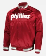 Mitchell & Ness Phillies Burgurdy Jacket