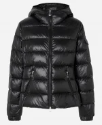 Moncler Gles Puffer Hooded Jacket - Black