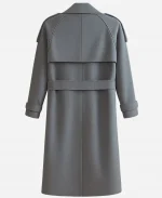 Myha’la TV Series Industry S04 2026 Harper Stern Grey Wool Coat