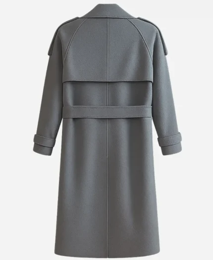 Myha’la TV Series Industry S04 2026 Harper Stern Grey Wool Coat