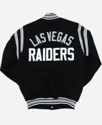 NFL Las Vegas Raiders Tailback Black Varsity Jacket