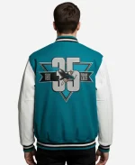 NHL San Jose Sharks 35th Anniversary Cyan Jacket