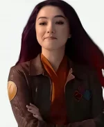 Natasha Liu Bordizzo Brown Leather Jacket