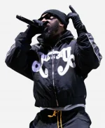 Neef Buck First New Year’s Eve 2026 Concert Black Bomber Jacket