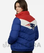 New England Patriots Multi-Color Puffer Jacket
