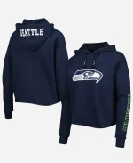 New Era Seattle Seahawks College Navy Hoodie