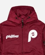 New Era x Alpha Industries Philadelphia Phillies L-2B Hooded Bomber Jacket
