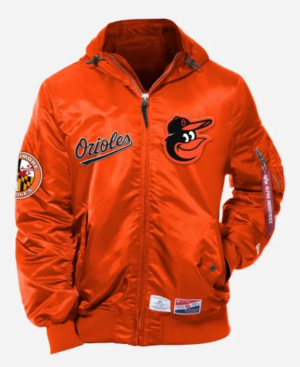 New Era x Alpha Orioles Hooded Jacket