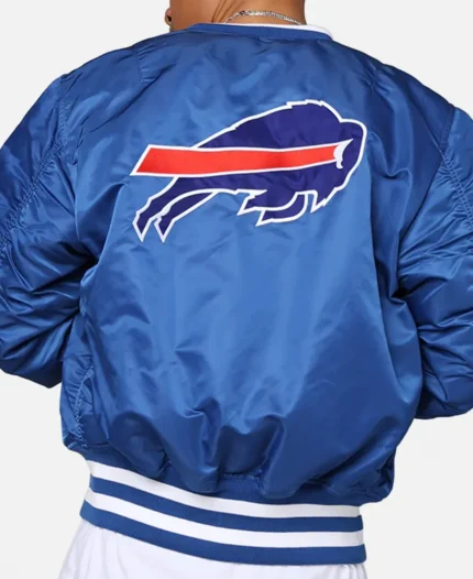 New Era x Alpha Series NFL Buffalo Bills MA-1 Bomber Jacket - Royle Blue