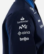 New Era x Atlassian Williams F1 Team 2026 Navy Varsity Jacket