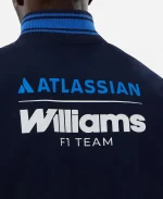 New Era x Atlassian Williams F1 Team Navy Blue Varsity Jacket