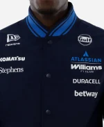 New Era x Atlassian Williams Formula 1 Team 2026 Navy Varsity Jacket