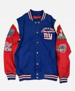 New York Giants 4X Super Bowl Varsity Jacket