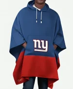 New York Giants NFL Color Blocked Poncho