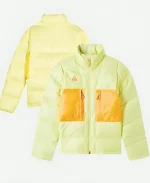 Nike ACG Yellow Down Fill Zipper Jacket