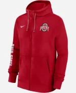 Nike Ohio State Buckeyes Team Issue College Red Hoodie