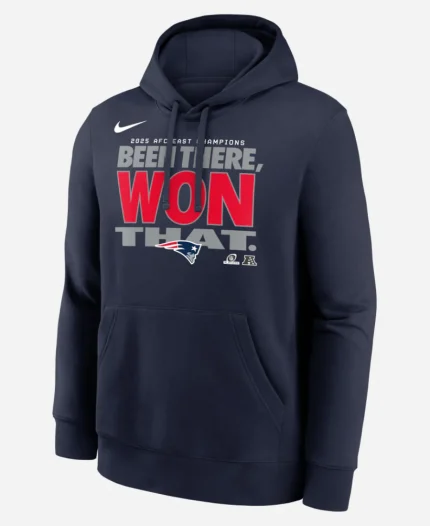 Nike Patriots AFC East Division Champions Navy Hoodie