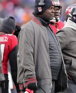 Nike Pewter Tampa Bay Buccaneers Coach Full-Zip Bomber Jacket