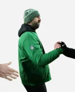 Nike Philadelphia Eagles Coach Nick Sirianni Kelly Green Sideline Bomber Jacket