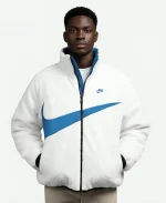 Nike Reversible puffer Jacket - White