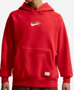 Nike Sportswear LNY Red Fleece Hoodie